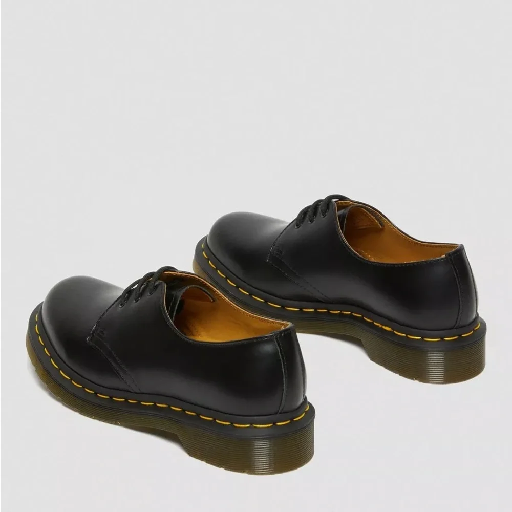 NWT 1461 WOMEN'S SMOOTH LEATHER OXFORD SHOES black smooth letter